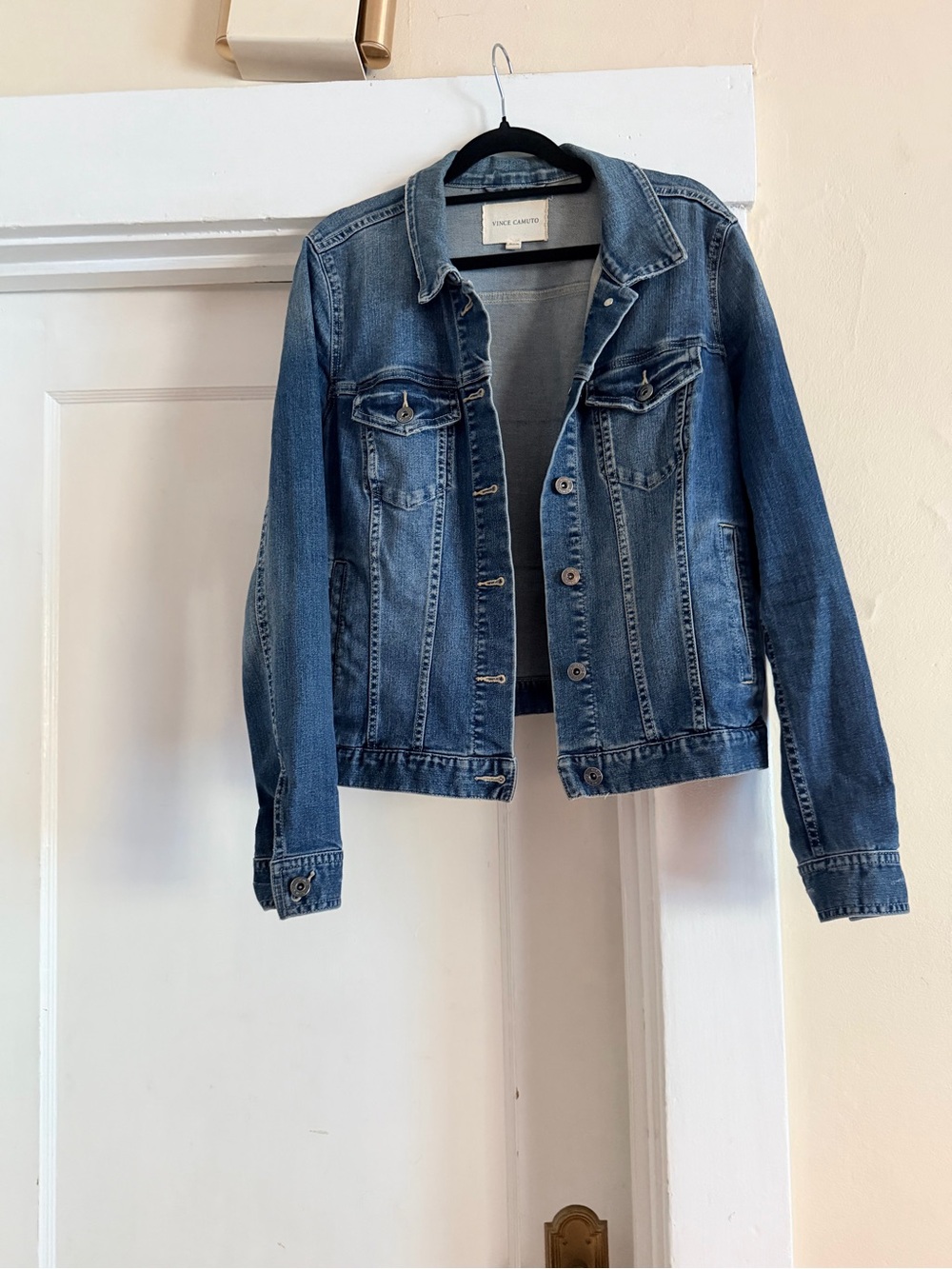 Vince Camuto Medium Blue Denim Jacket